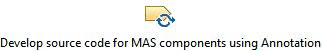 Activity diagram: Develop Annotated Source Code for MAS Components with Meduse